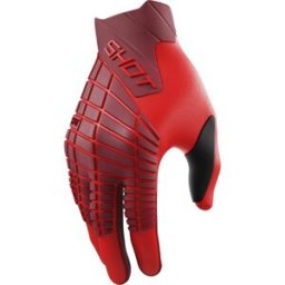 Gants cross CORE MAX SHOT rouge/noir male