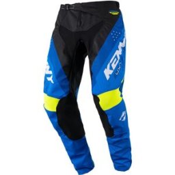 Pantalon Cross FORCE KID KENNY noir/bleu/jaune fluo unisex