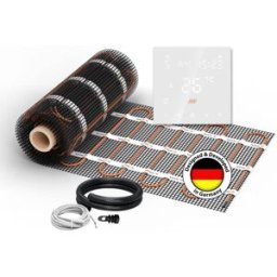 Natte chauffante WARMON CLASSIC LIGHT 100 W/m² avec Thermostat TS300 blanc - 12 m²
