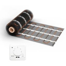 Chauffage au sol WARMON ULTRA 200 W/m² avec thermostat AC3082H analogique, blanc - 3 m²