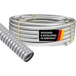 WARMON Tube ondulé en acier inoxydable CSST304 pour distribution d'eau non recuit, en couronne DN 15 x 30 m