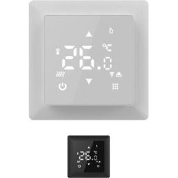 WARMON Thermostat, Régulateur de température TS100 WiFi Touch, blanc