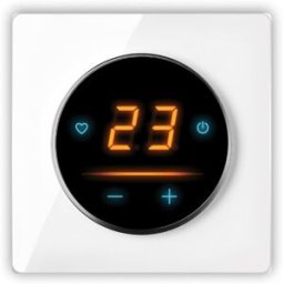 Natte chauffante WARMON CLASSIC 150 W/m² avec Thermostat OKE-25 Touch WIFI et cadre Garda blanc - 3 m²
