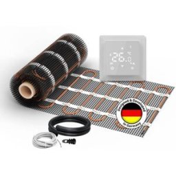 Natte chauffante WARMON ULTRA 200 W/m² avec Thermostat S 100 Intelligent WiFi Touch blanc - 14 m²