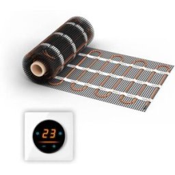 Chauffage au sol WARMON ULTRA 200 W/m² avec Thermostat Tactile WIFI et cadre Garda OKE-25