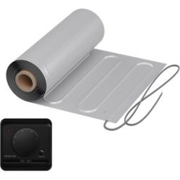 Natte chauffante WARMON ALU 150 W/m² avec Thermostat AC3082H analogique, noir - 1 m²