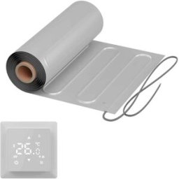 Natte chauffante WARMON ALU 150 W/m² avec Thermostat S 100 Intelligent WiFi Touch blanc - 2 m²