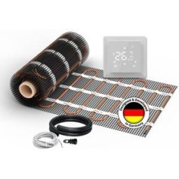 Natte chauffante WARMON ULTRA 200 W/m² avec Thermostat S 100 Touch blanc - 2,5 m²