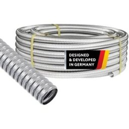 WARMON Tube ondulé en acier inoxydable CSST304 recuit, en couronne, pour circuits d'alimentation d'eau DN20 x 30m
