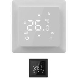 WARMON Thermostat, Régulateur de température TS100 Touch, blanc