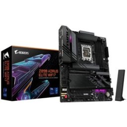 GIGABYTE Z890 AORUS Elite WIFI7 Motherboard - Prend en charge des processeurs Intel Core Ultra (Série 2), VRM 16+1+2 phases, jusqu'à 8800 MHz DDR5 (OC), 1x PCIe 5.0 + 3x PCIe 4.0, Wi-Fi 7, LAN 2,5 GbE, Thunderbolt 4