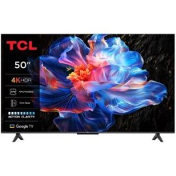 TCL 50P735 Téléviseur 4K LED UHD Smart TV HDR10 Google TV avec commande vocale - 127 cm