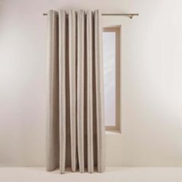 MADURA Rideau À Oeillets Coconut Osier - BEIGE 350x277 cm