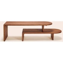 MADURA Console Basse Sorcha Teck recyclé - NATUREL 120x40xH40 cm