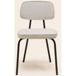MADURA Chaise Ysabeau Cosmic écru grisé chiné - ECRU 44x51xH79 cm
