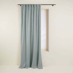 MADURA Rideau À Galon Fronceur Aubin Vert de gris - VERT 145x275 cm