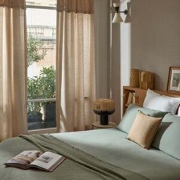 MADURA Rideau Panneau Leolino Beige minéral - NATUREL 145x290 cm