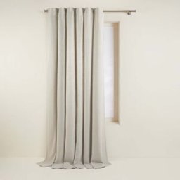 MADURA Rideau À Oeillets Aubin Pierre - GRIS 200x275 cm