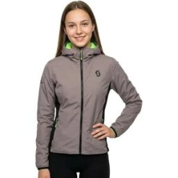 Scott Sweat-shirt à Zip Insuloft Air Primaloft Evening Grey M Femme