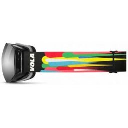 Vola Masque De Ski Zippy Speed Black / Multicolor Silver Miror/CAT3 Garçon,Fille