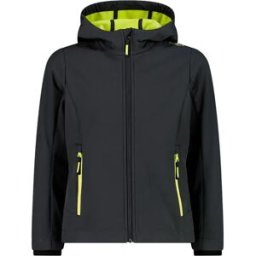 Cmp Veste Softshell Fix Hood 3a29385n Anthracite / Apple 10 Années Garçon,Fille