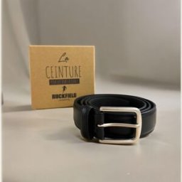 Ceinture Ruckfield 100% cuir homme noir