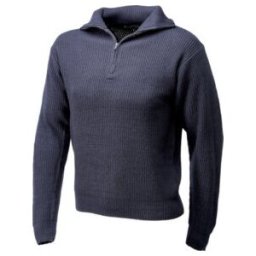 Scheibler Troyer Pull-over + fermeture éclair 2XL marine (8336/XXL)