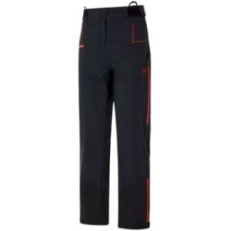 La Sportiva Pantalon ski de randonnée Crizzle EVO Shell Pant W (Black/Cherry Tomato) Femme L