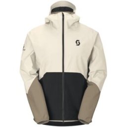 Veste imperméable SCOTT Jacket M's Explorair Light Dryo 2.5L (Cotton White/black) Homme L