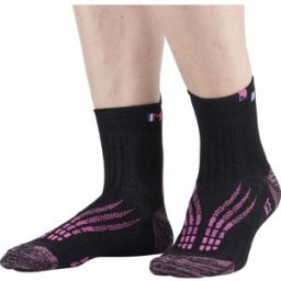 Chaussettes de Trail/Running Monnet Run Ice (NOIR ROSE) 39-40