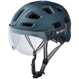 Casque de vélo urbain CAIRN QUARTZ VISOR (MAT METALLIC NIGHT) Mixte TU