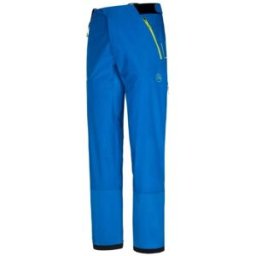 La Sportiva Pantalon ski de randonnée Crossridge Evo Shell Pant M (Electric Blue/Lime Punch) Homme M