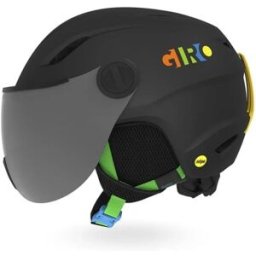 Casque de ski à visière GIRO SKI BUZZ MIPS MAT (BLK/PARTY BLOKS) Enfant S (52-55.5 cm)
