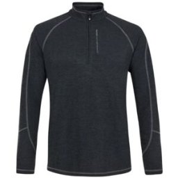 Sous pull Protest LOUISIANA 1/4 zip top (True Black) homme XXL