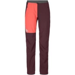 Pantalon ski de randonnée ORTOVOX BERRINO PANTS W (winetasting) Femme S