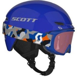 Pack casque et masque de ski SCOTT Keeper 2+Goggle Witty (Bleu/Gris) Junior M (53-56 cm)