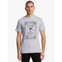 T-shirt QUIKSILVER Bad Liar Ss (Micro Chip Heather) Homme XL