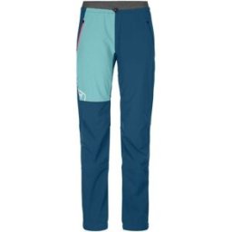 Pantalon ski de randonnée ORTOVOX BERRINO PANTS W (petrol blue) Femme XS