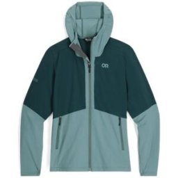 Veste coupe vent OUTDOOR RESEARCH Ferrosi Hoodie (Neptune/Douglas Fir) Femme XS
