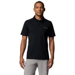 Polo de randonnée COLUMBIA Diamond Peak Pro (Black) Homme M