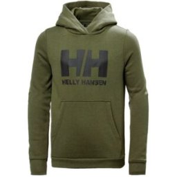 Sweat HELLY HANSEN JR HH LOGO HOODIE 2.0 (431 UTILITY GREEN) Enfant 140 (10 US)