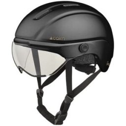 Casque de vélo urbain CAIRN FUSE VISOR (Mat Metallic Black) Mixte M