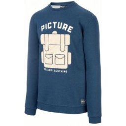 Sweat PICTURE Spokane Crew (Dark Blue Melange) homme XL