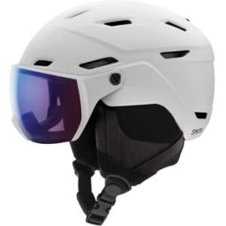 Casque à visière Smith Survey (MATTE WHITE / CHROMAPOP PRO PHOTOCHROMIC ROSE FLASH) Mixte S (51-55 cm)
