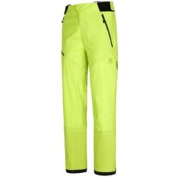 La Sportiva Pantalon ski de randonnée Crossridge Evo Shell Pant M (Lime Punch/Black) Homme XL
