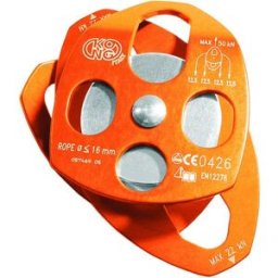 Kong Sport Kong Twin Alu Double Poulie -roulement A Billes -kn 50 25 25 Uiaa-ce TU