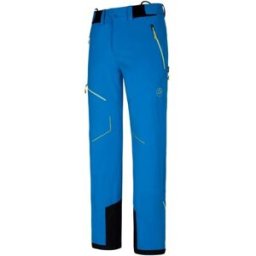 La Sportiva Pantalon ski de randonnée Excelsior Pant M (Electric Blue/Lime Punch) Homme L