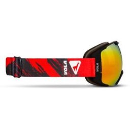 Masque de ski VOLA FAST GRAF + 1 écran (Rouge/Noir) TU