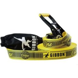 Kit Slackline GIBBON Classique - 15/25m (Jaune/Noir) 15 m