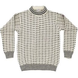 Pull DEVOLD ORIGINAL ISLENDER WOOL SWEATER (OFFWHITE/ANTHRACITE) Homme XXL